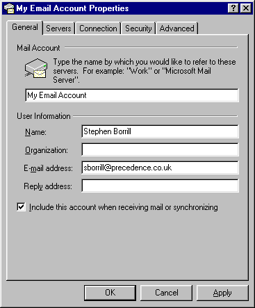 Account properties